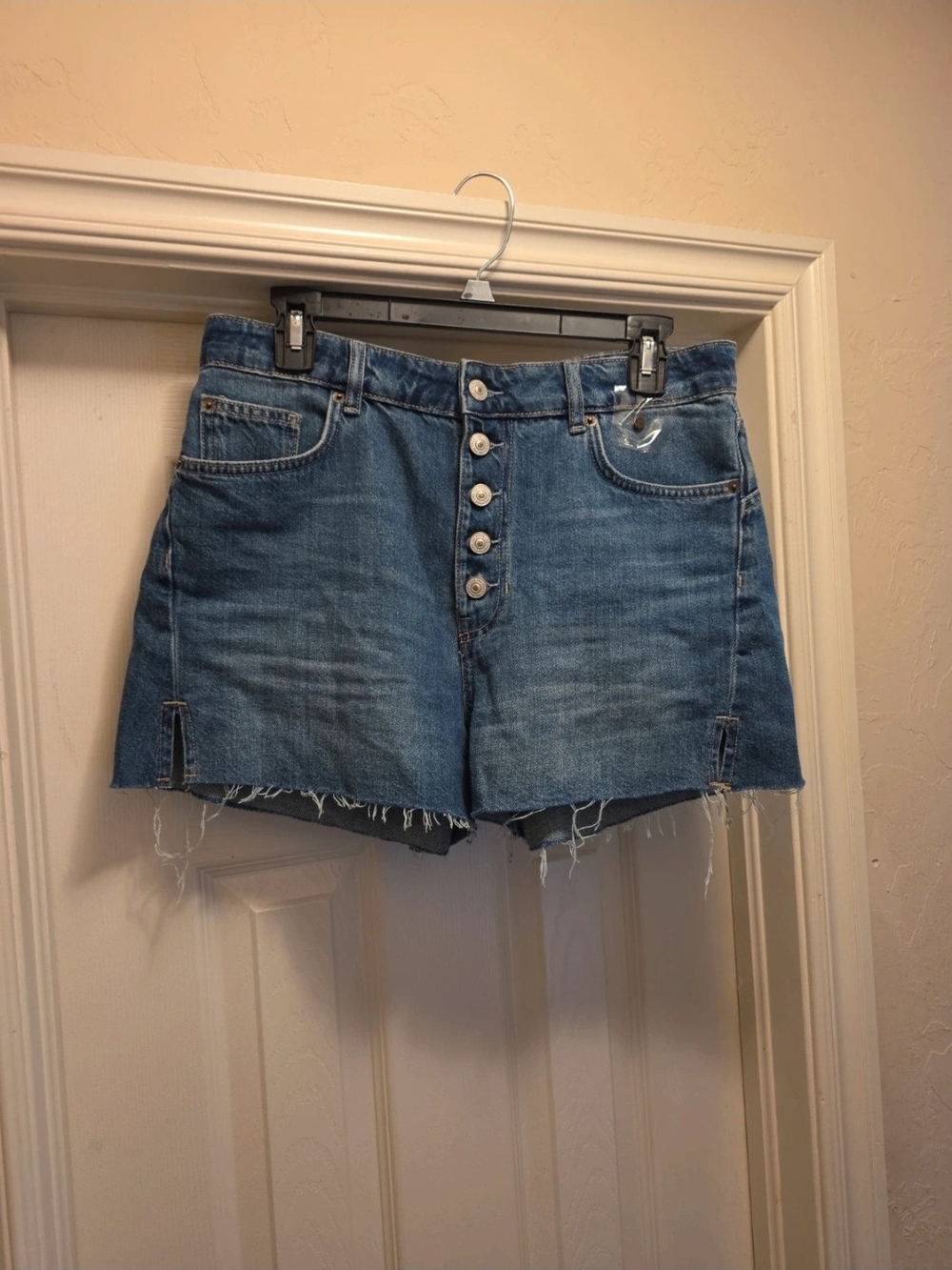 We The Free Angelika High Rise Denim Shorts